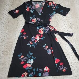 Floral Wrap Dress